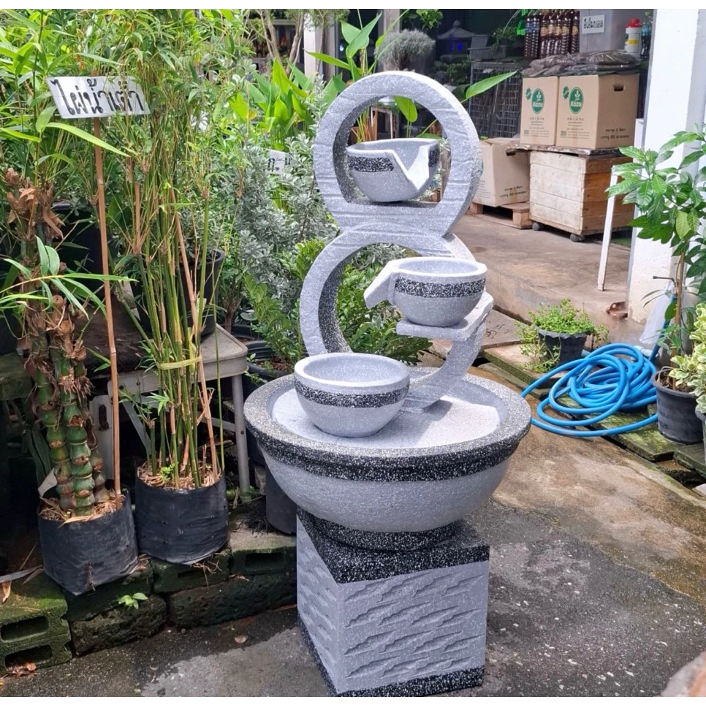ชุดน้ำพุเลขแปด เลขแปดมงคล เหมาะสำหรับเสริมฮวงจุ้ยปรับฮวงจุ้ย แก้ฮวงจุ้ยหน้าบ้าน — ของมงคลหมวดไลฟ์สไตล์และของขวัญ